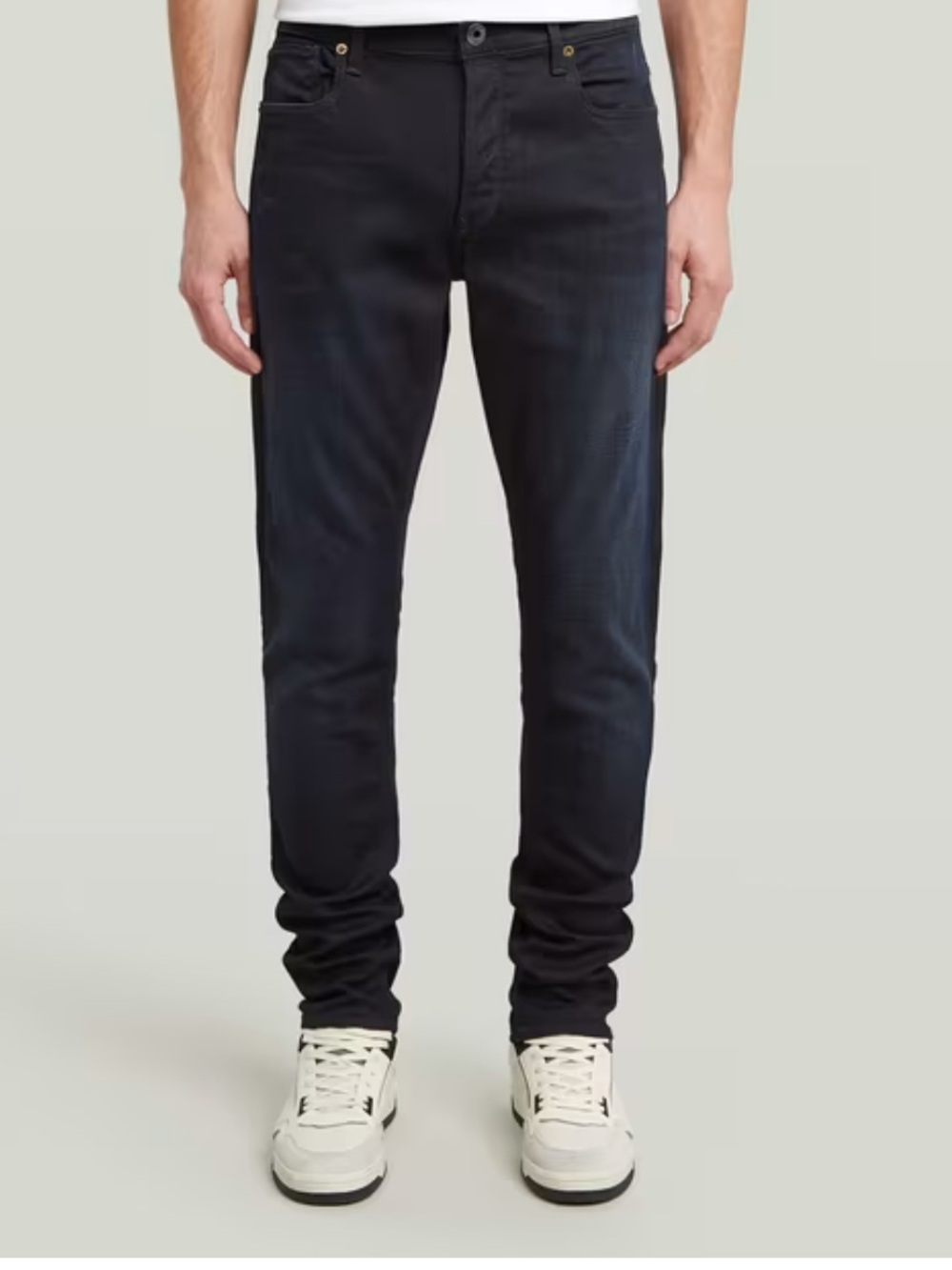 G-Star Raw black coated Brooke loose tapered womens pants size 26x30